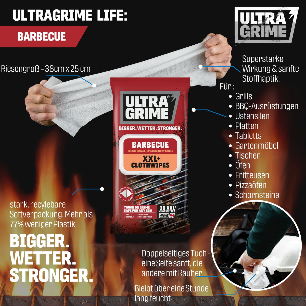 LIFE BBQ wipe